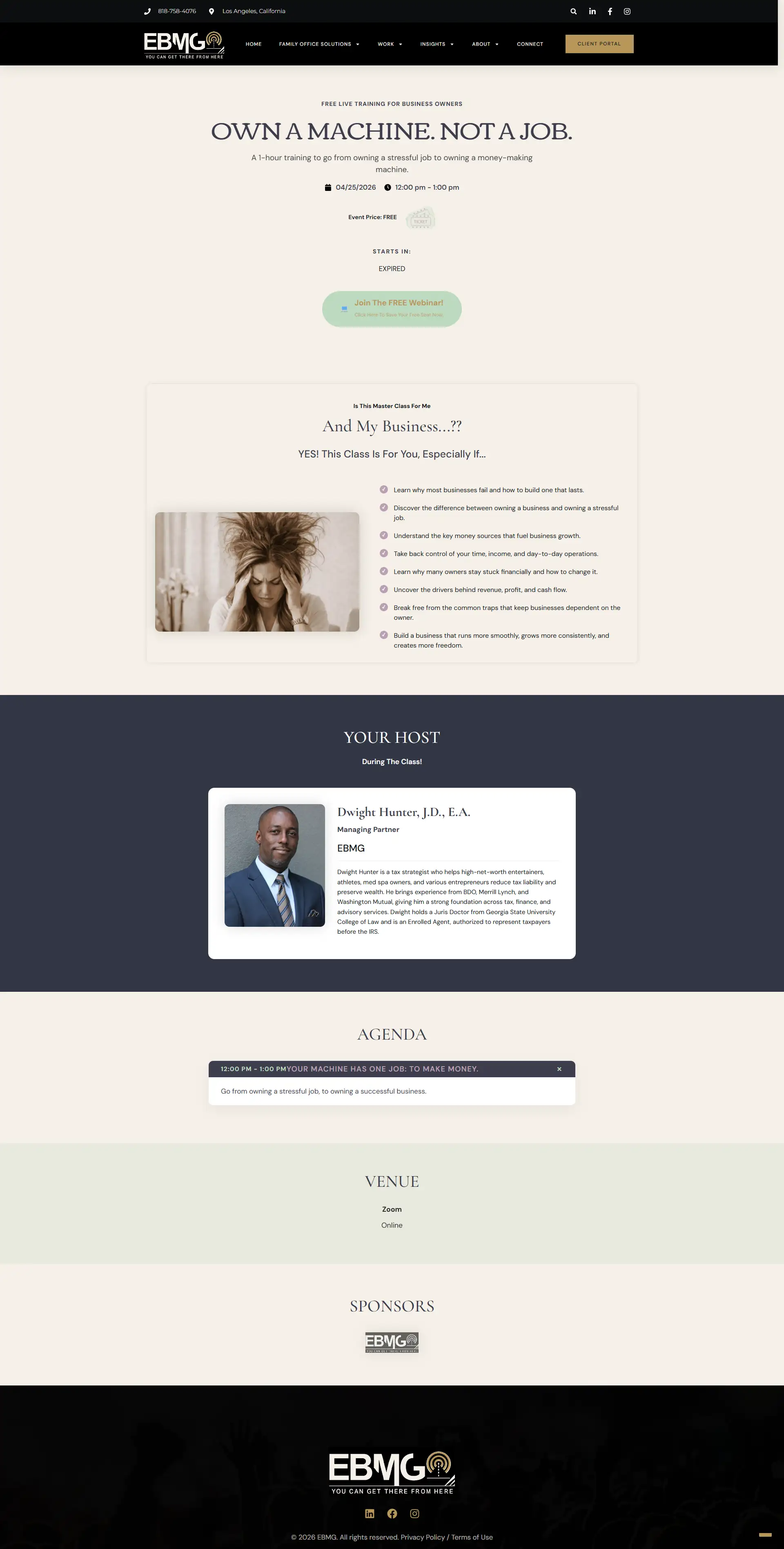 EBMG Website