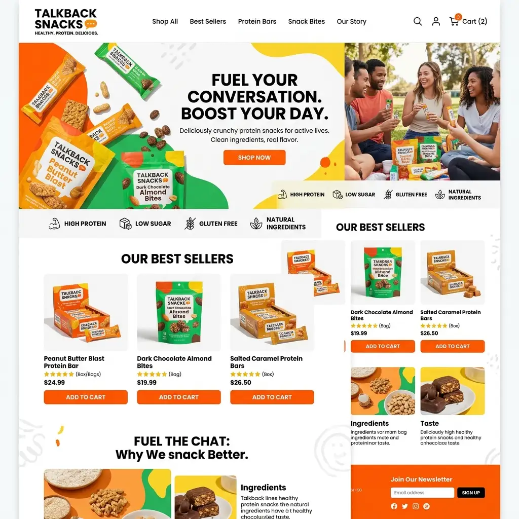 TalkBack Organic Snacks